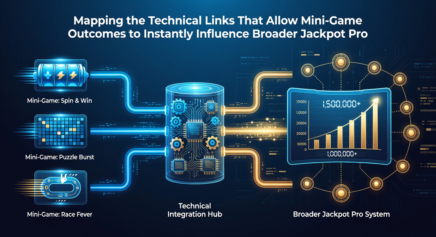 Illustration of real-time data synchronization between mini-game servers and multi-platform jackpot controllers